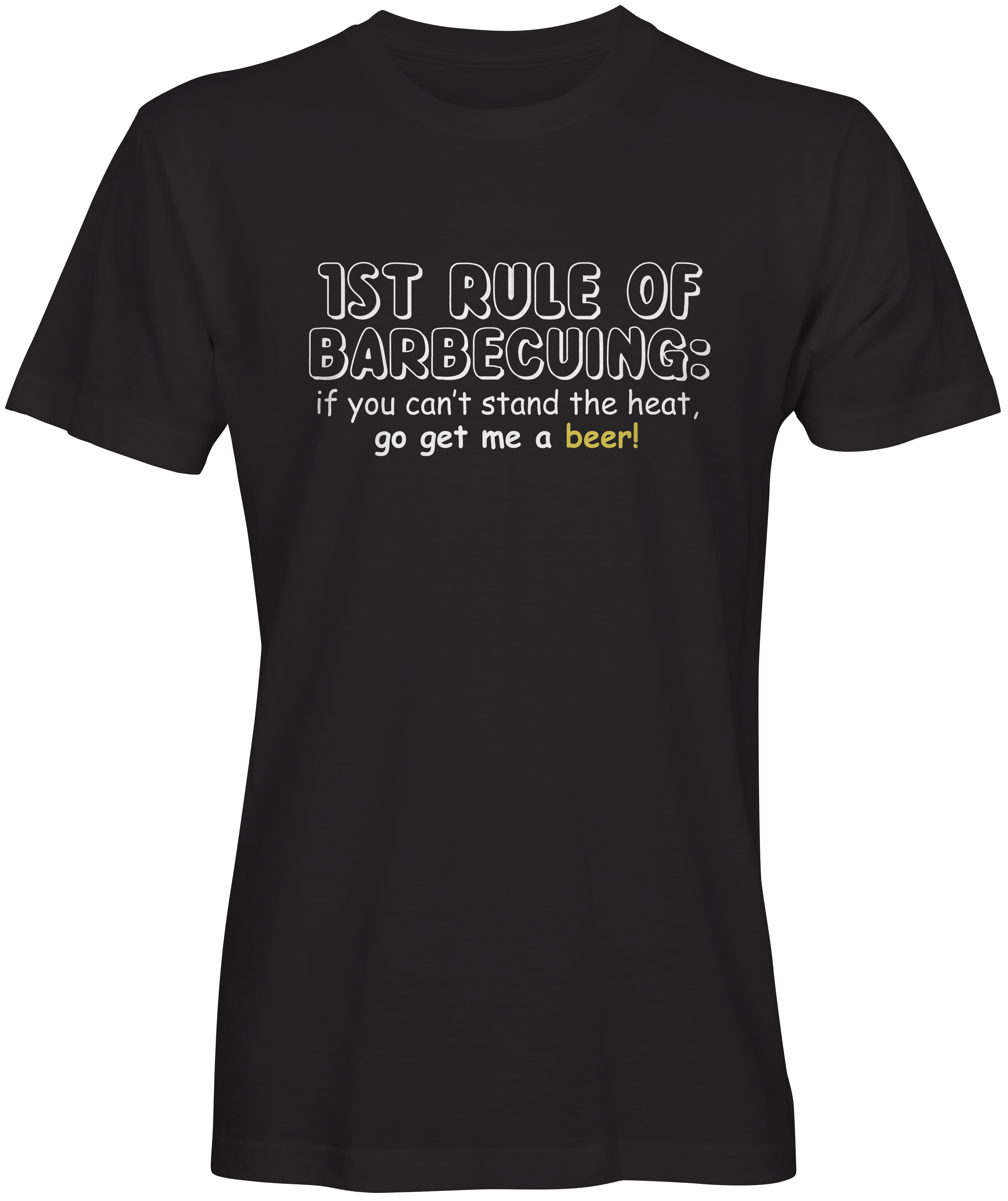 First Rule of Barbecuing Black t-shirt
