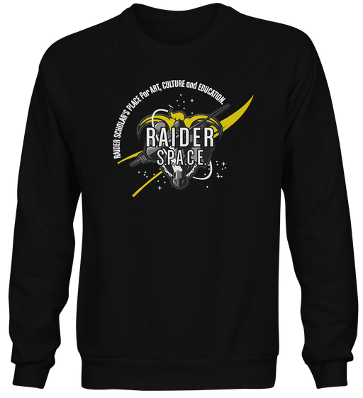 Mercer School Spirit Wear Adult Raider S.P.A.C.E Sweatshirt