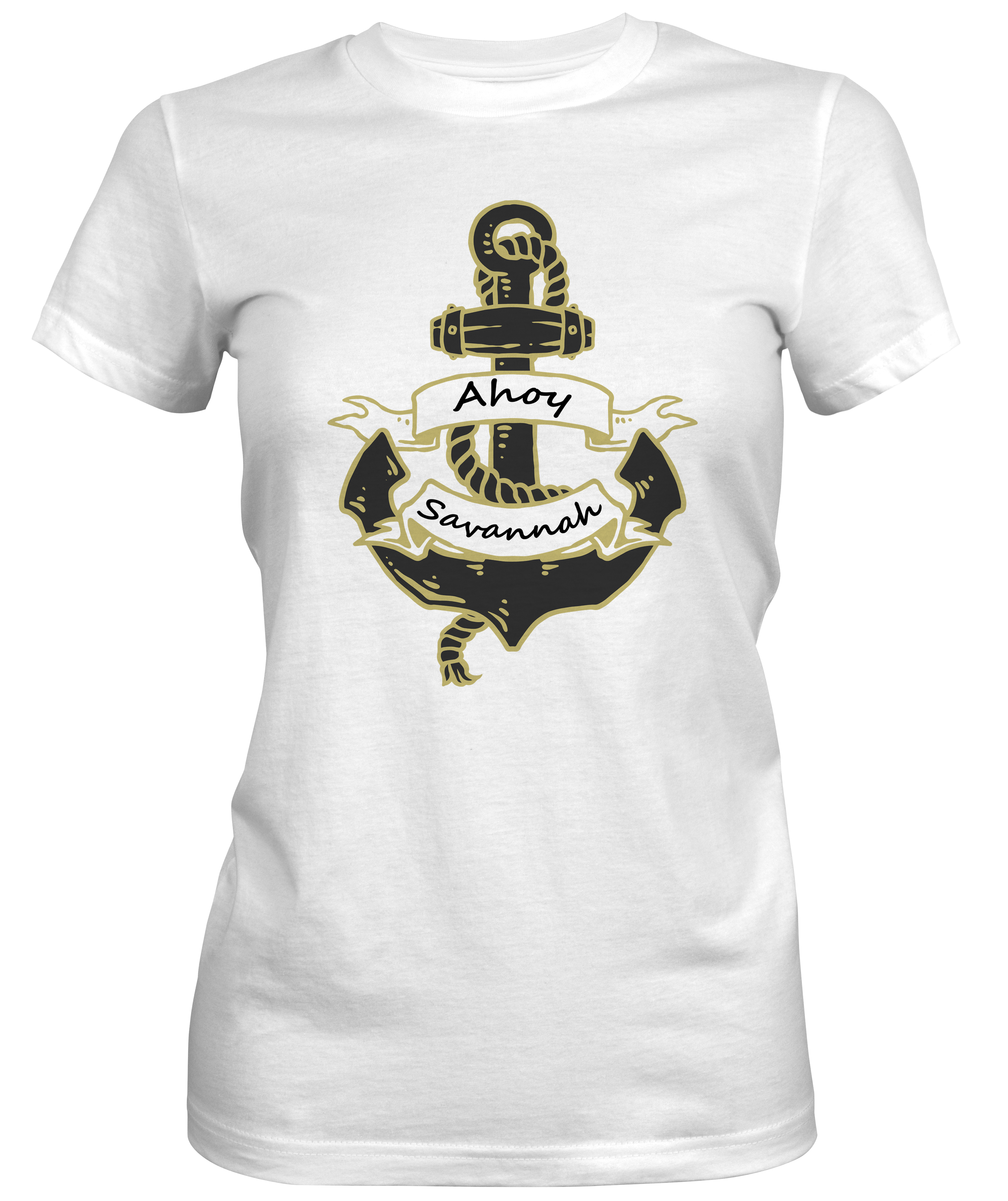  Ahoy Savannah Georgia Ladies T-shirt