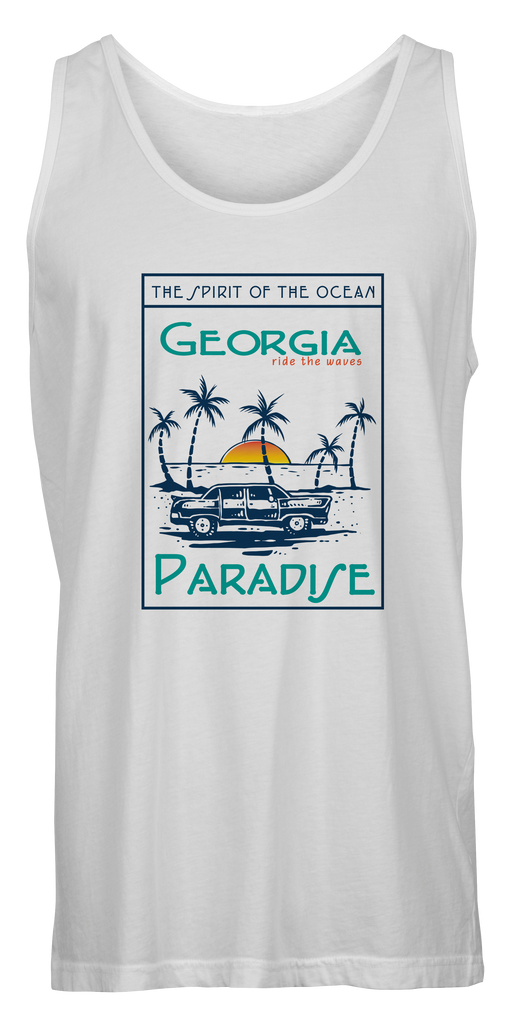 Savannah Georgia Paradise Inspired Tank T-shirt 