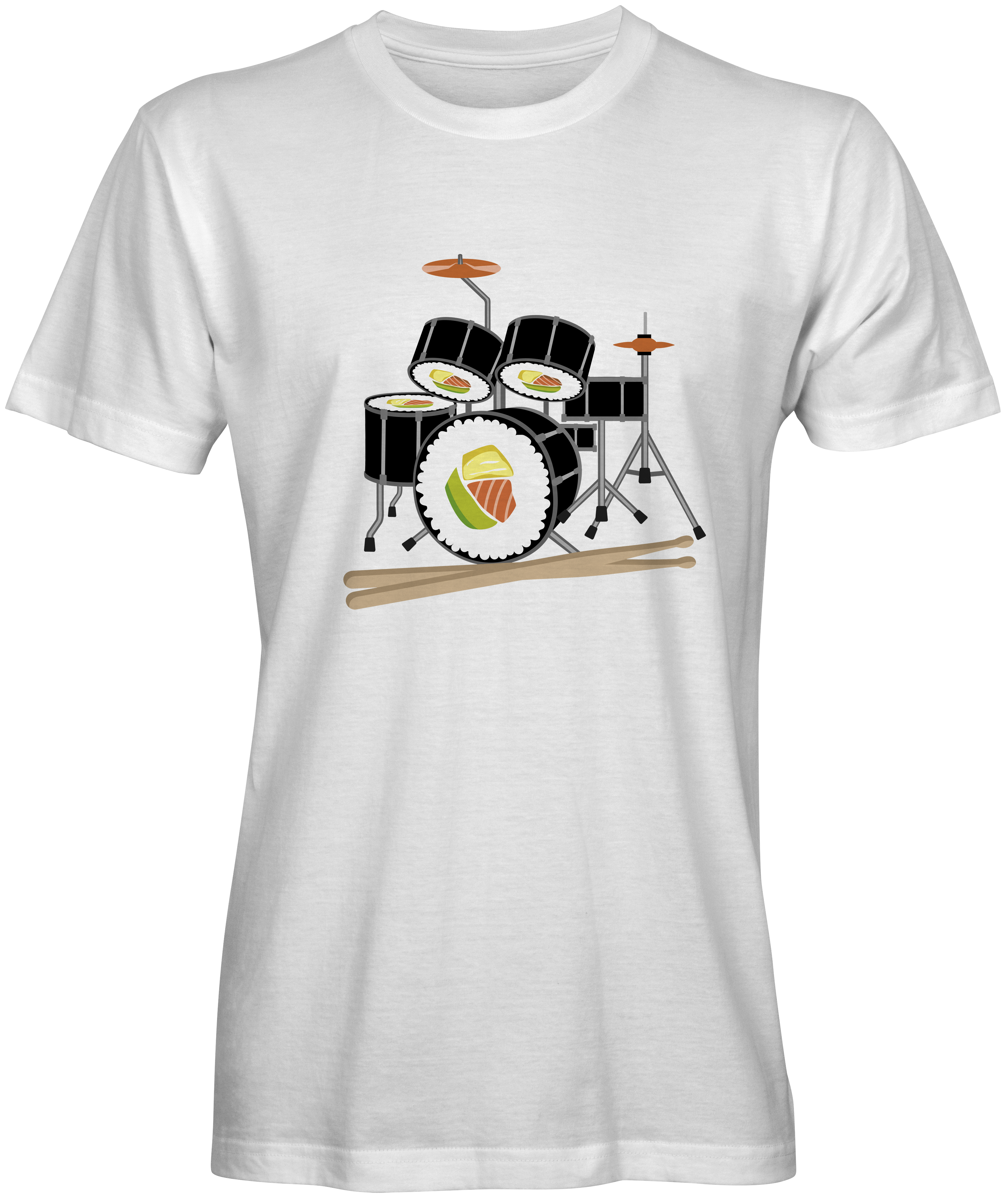 Sushi Drums Set Inspired Design T-shirts