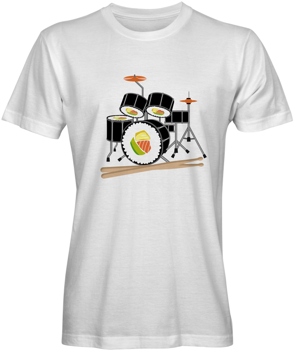 Sushi Drums Set Inspired Design T-shirts