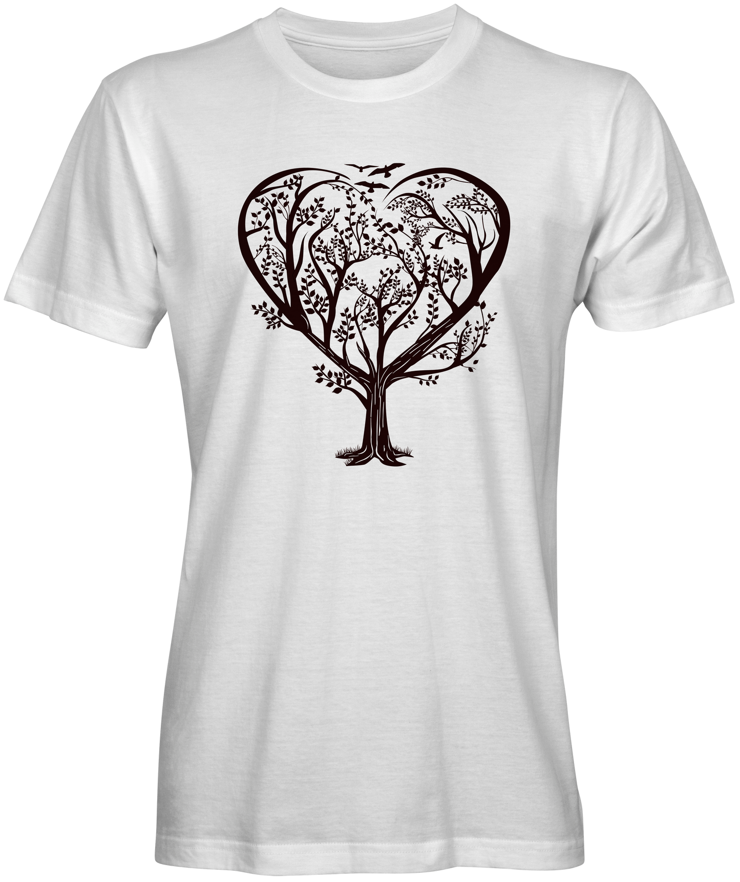 Heart Tree Sketch T-Shirts 