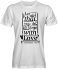 The Book of 1st Corinthians Bible Verse T-shirts
