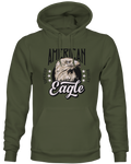 Military Green American Eagle Hoodie