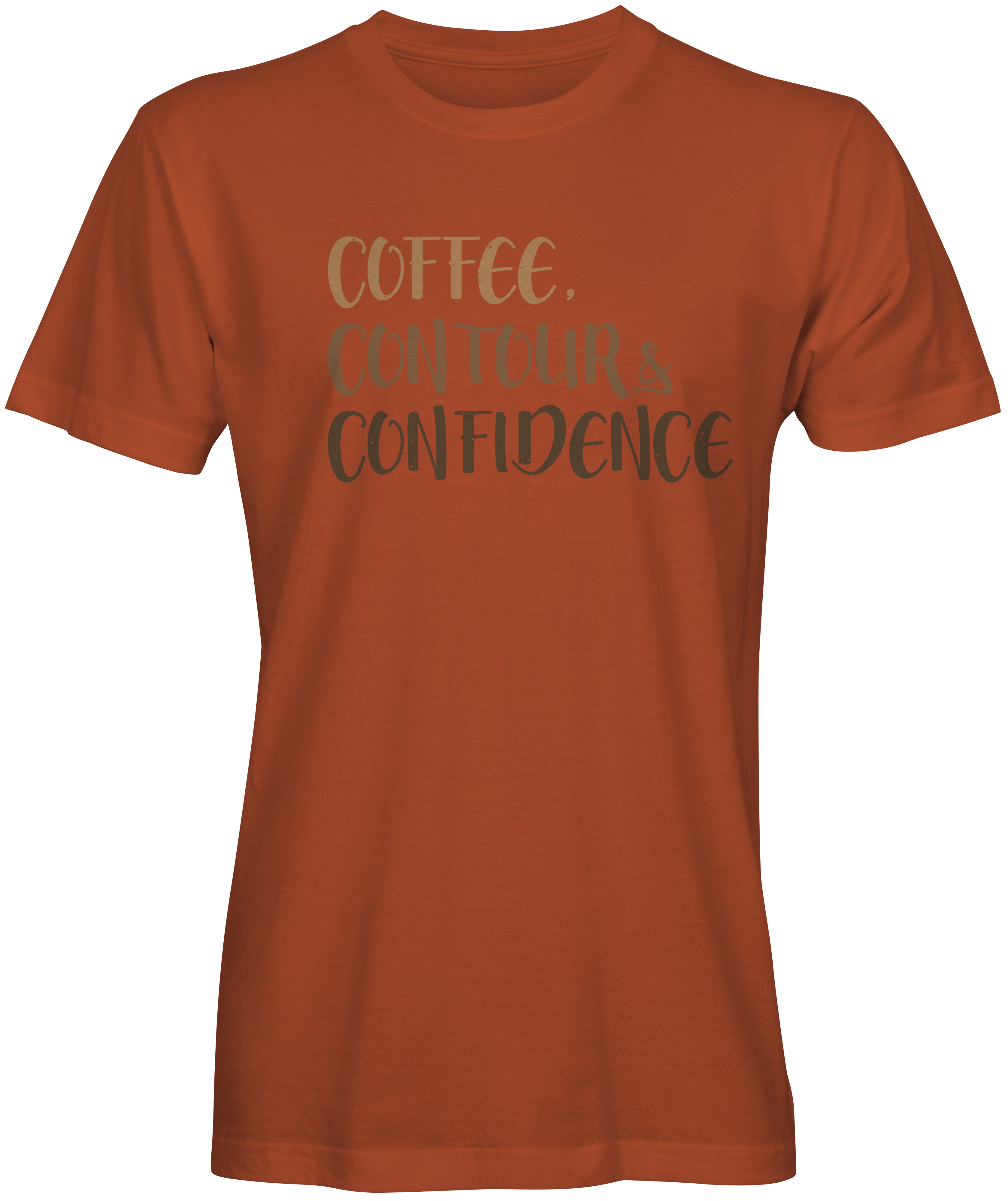 Coffee Contour  Confidence T-shirts 