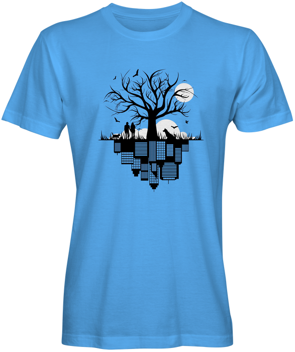 Nature Lovers City Tree Roots Inspired T-shirts