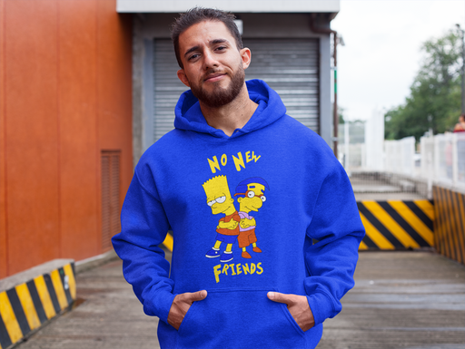Yellow bart 2025 simpson hoodie