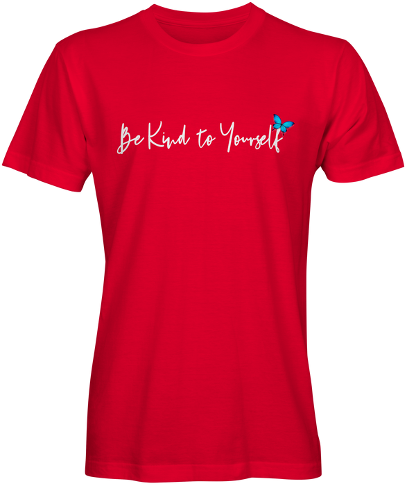 Be Kind To Yourself Crew Neck Slogan Tee
