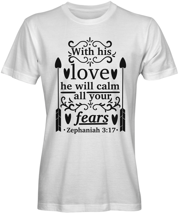 The Book of Zephaniah Bible Verse T-shirts