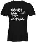 Black Gamers Respawn Unisex T-Shirt