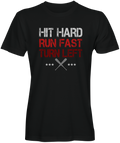 Baseball Inspired Hit Hard T-shirts
