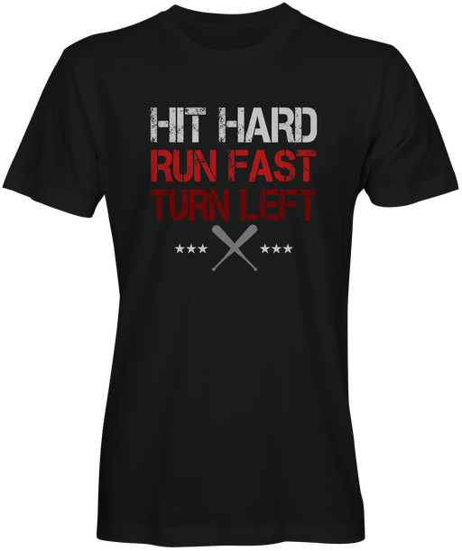 Baseball Inspired Hit Hard T-shirts