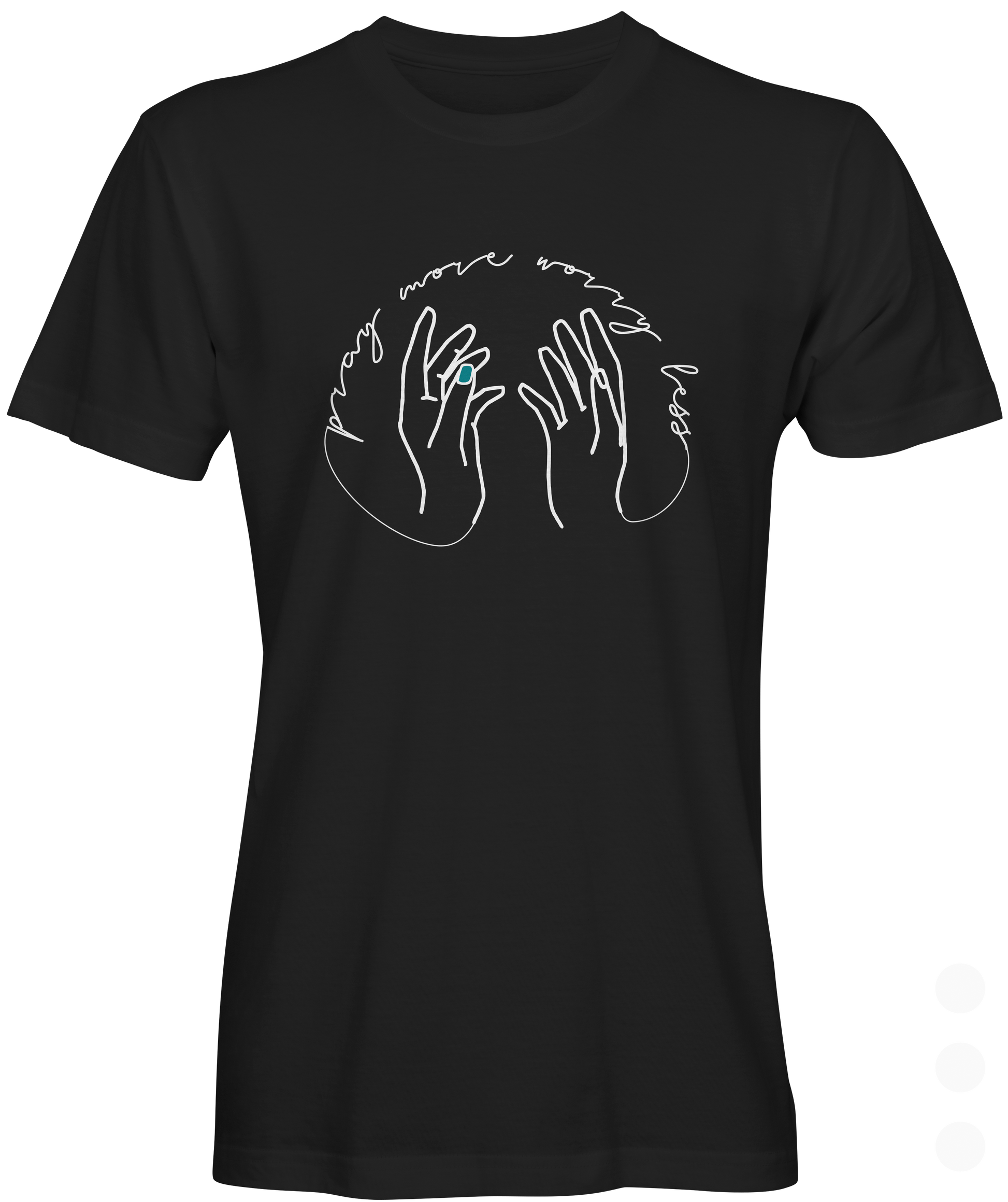 Helping Hands  Black Graphic Tee