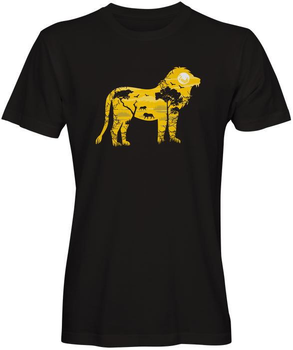 Lion Safari Design T-shirts