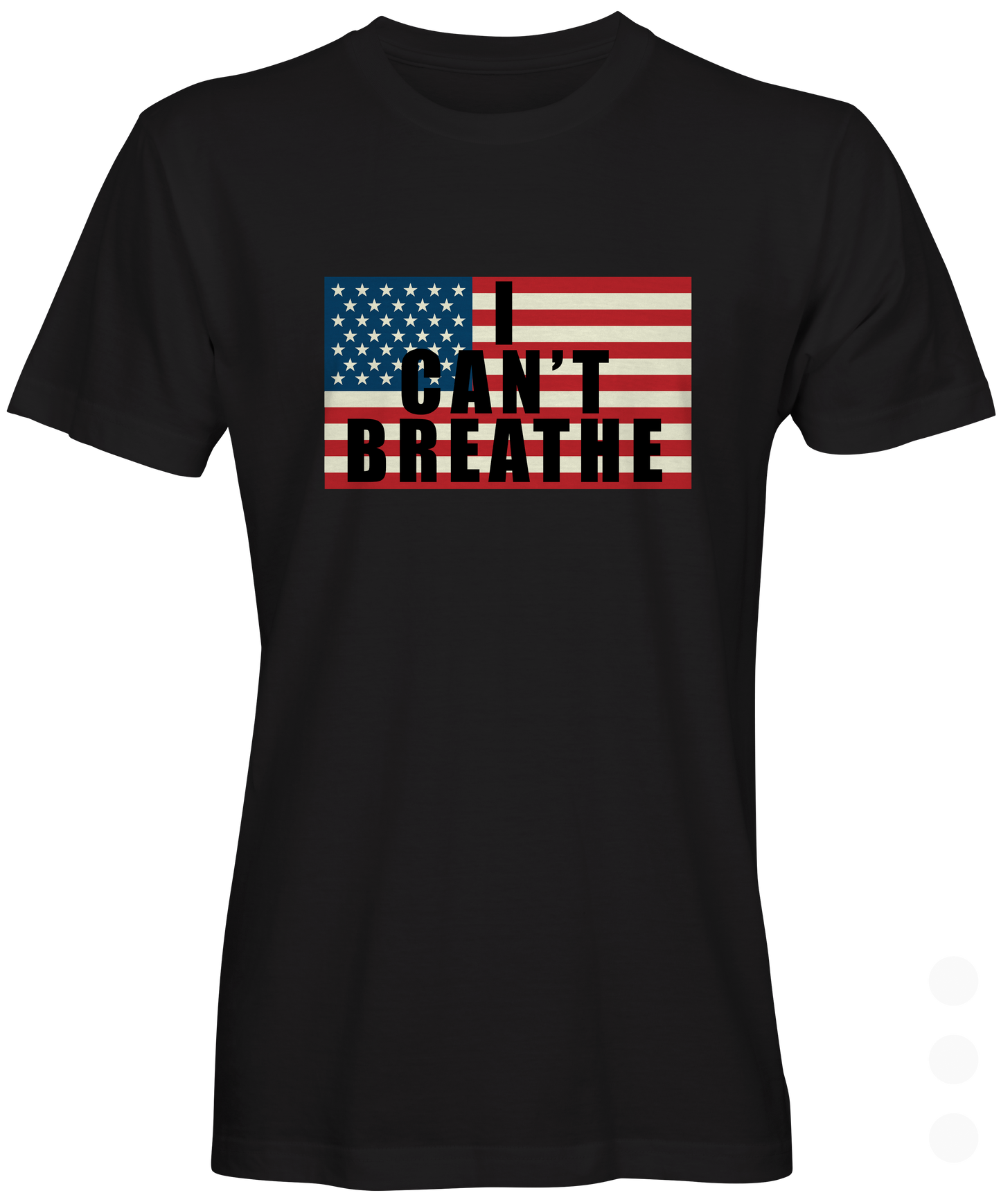 Black T-shirt with I Can't Breathe