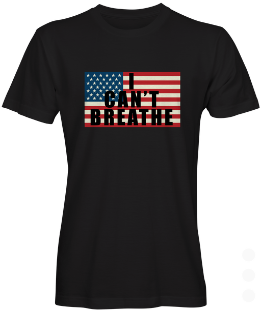 Black T-shirt with I Can't Breathe