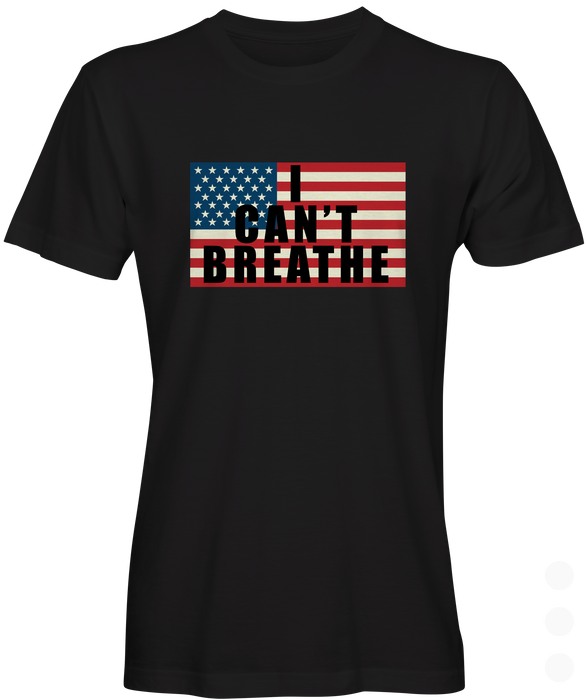 Black T-shirt with I Can't Breathe