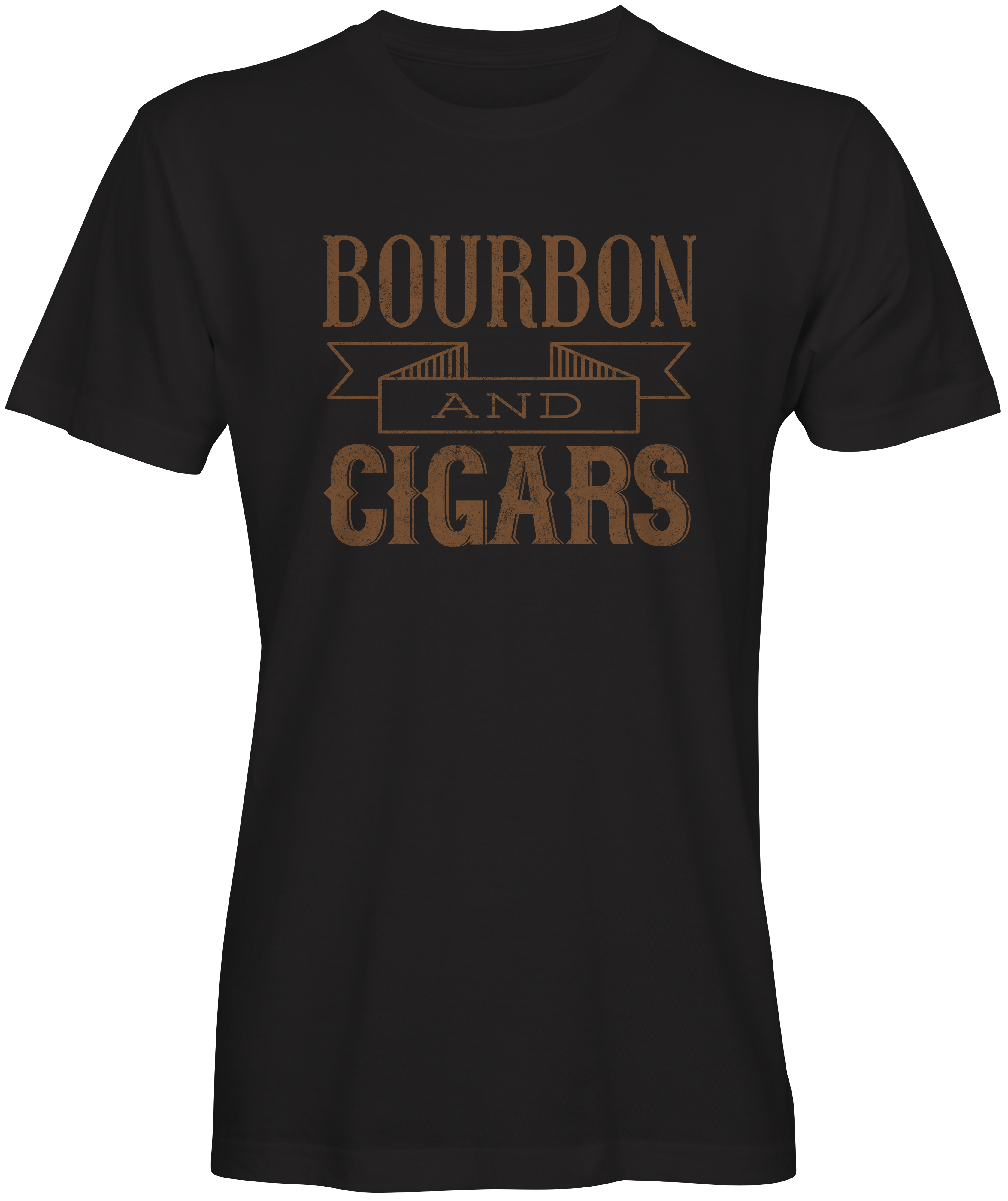 Bourbon and Cigars Inspired T-shirt black