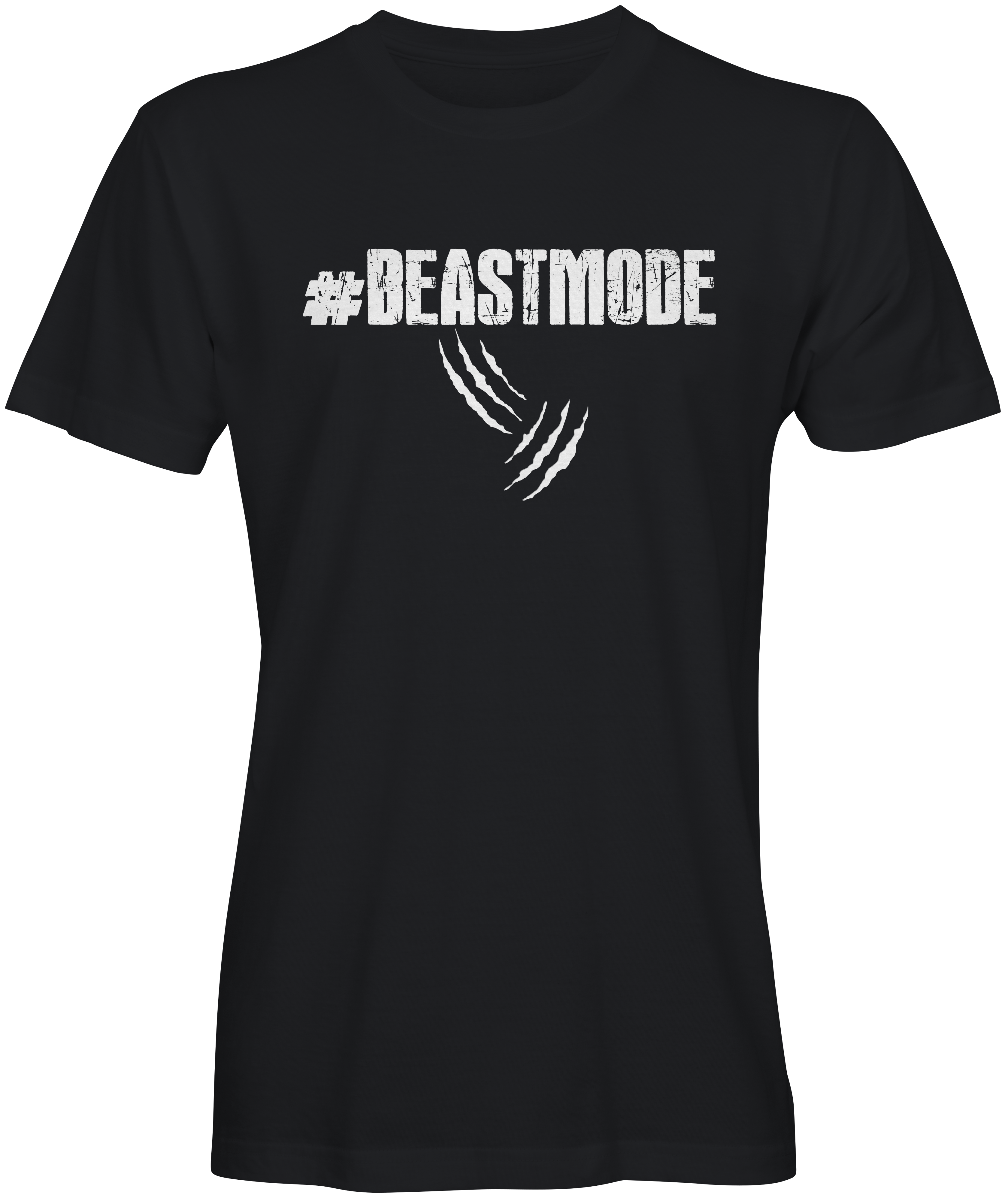 Black Hashtag Beast Mode T-shirt