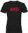 Black T-shirt with Red Words