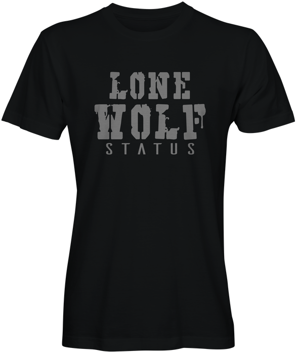 Lone Wolf Status T-shirts