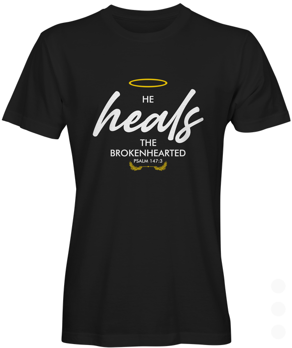 Black T-shirt with scripture