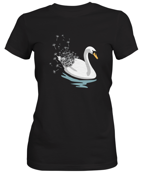  Swan Dandelion Inspired Women's T-shirt