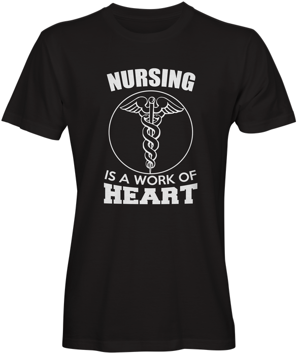 Nursing Work Of Heart Graphic Tee
