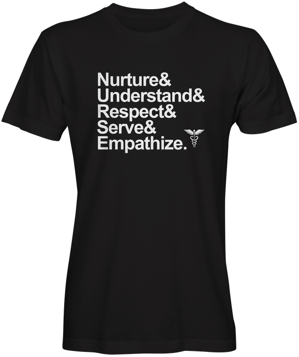 Kind Nurse Words Slogan T-shirt