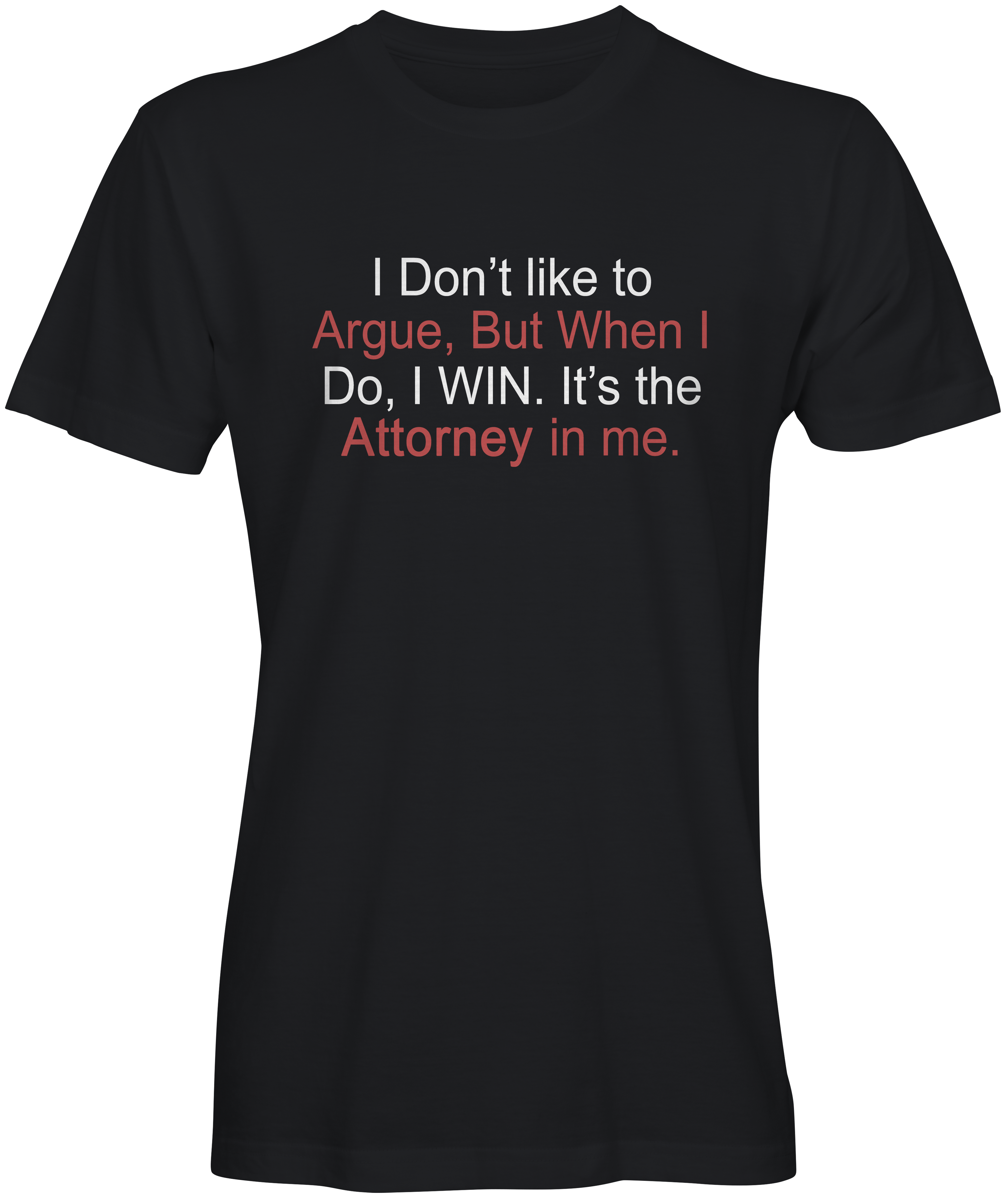 A lawyer or Attorney Attitude T-shirt