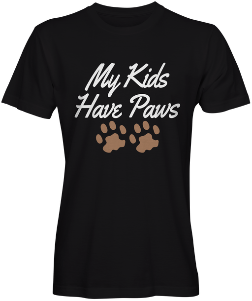 My Kids Have Paws Unisex T-shirts