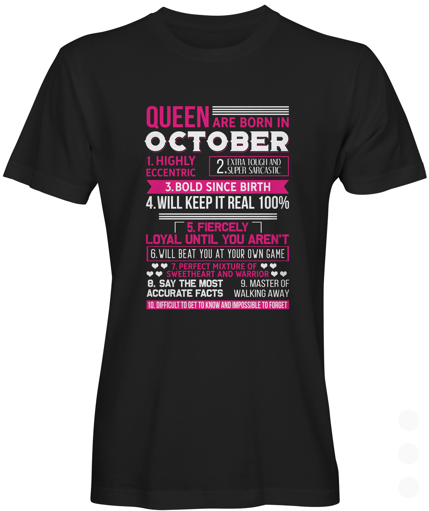 October Queen T-shirt