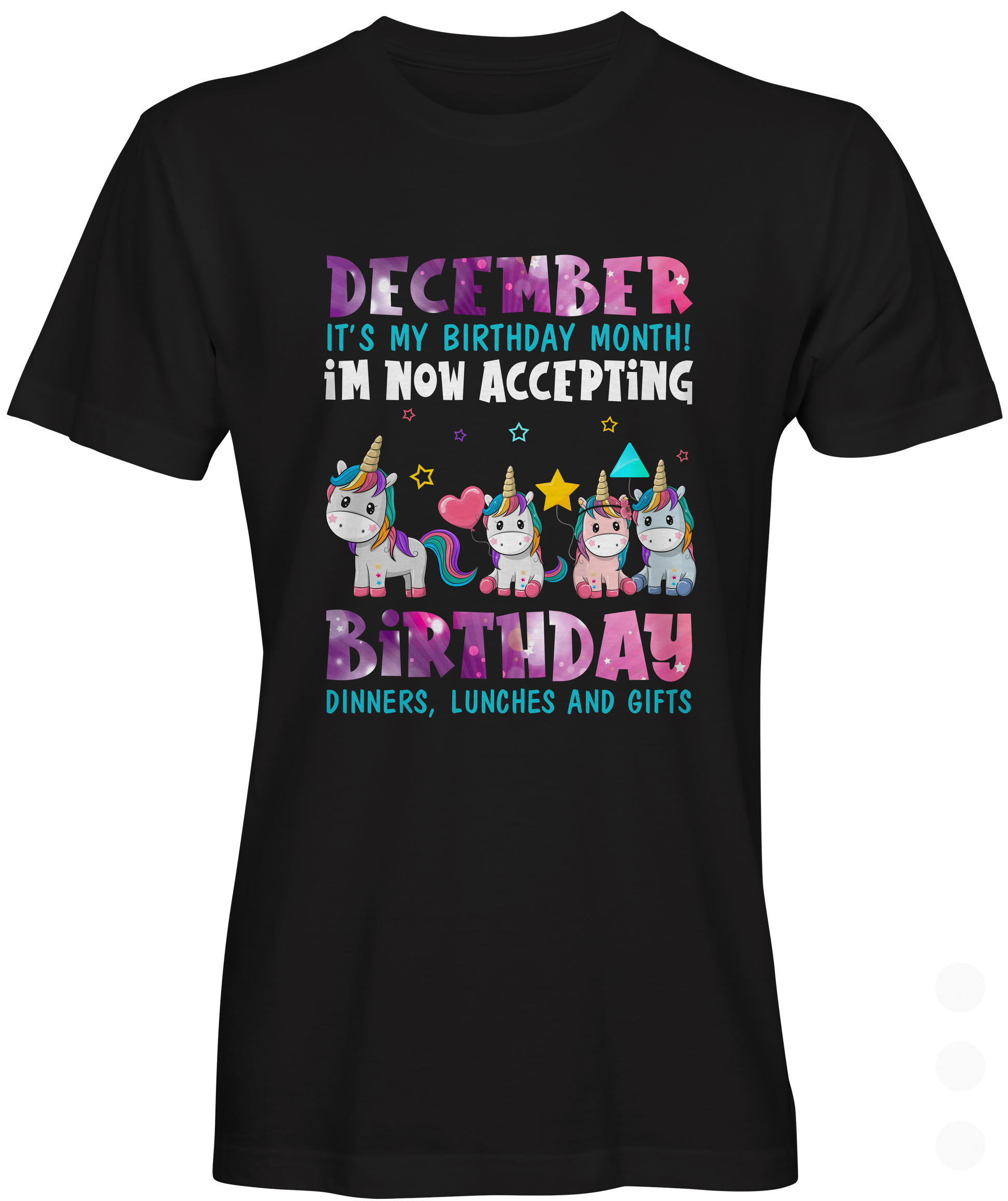 December Is My Birthday T-shirts