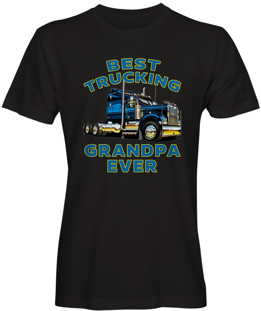 Best Trucking Grandpa Graphic Tee