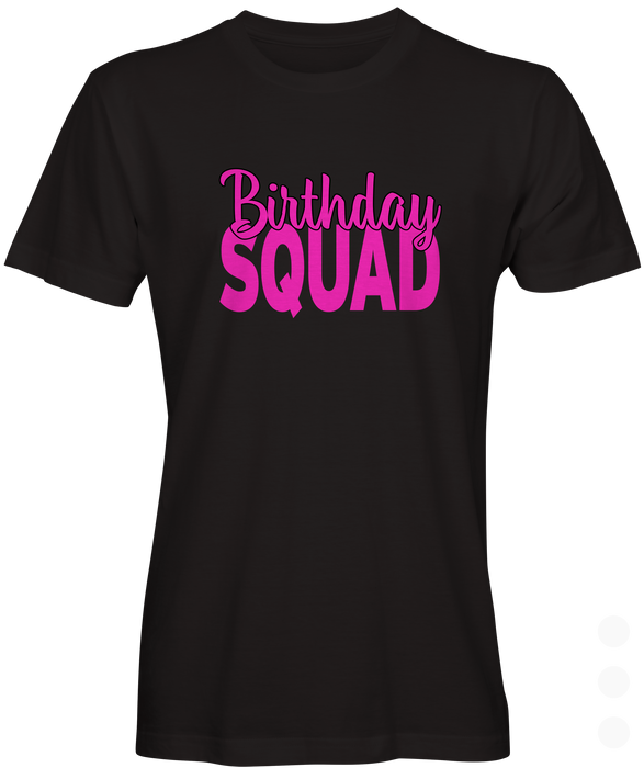 Birthday Squad Unisex Graphic Tee