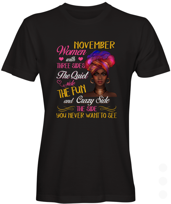  November Women Birthday T-shirt