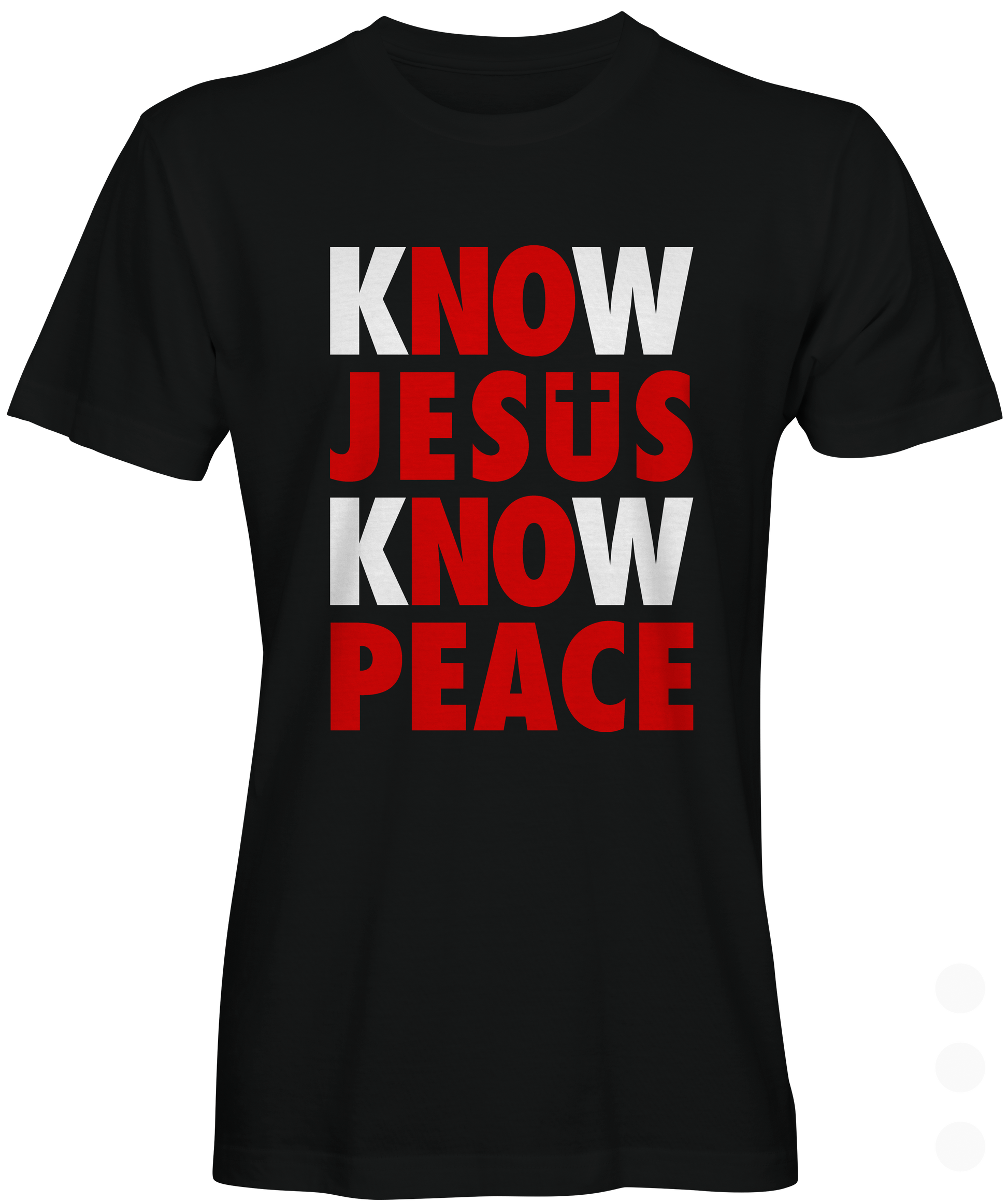 No Jesus No Peace Red and White Tee