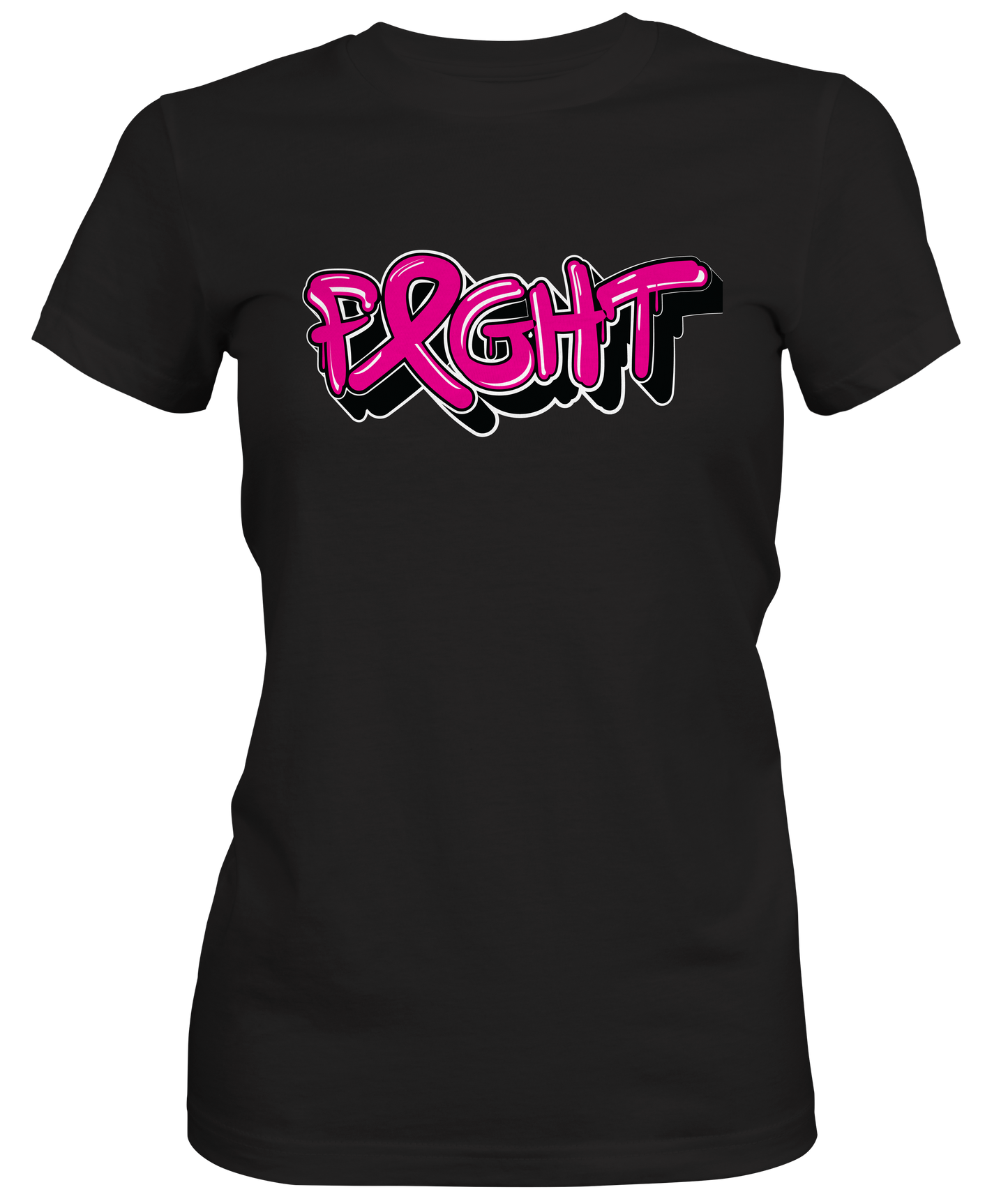 Breast Cancer Awareness Fight Ladies T-shirt