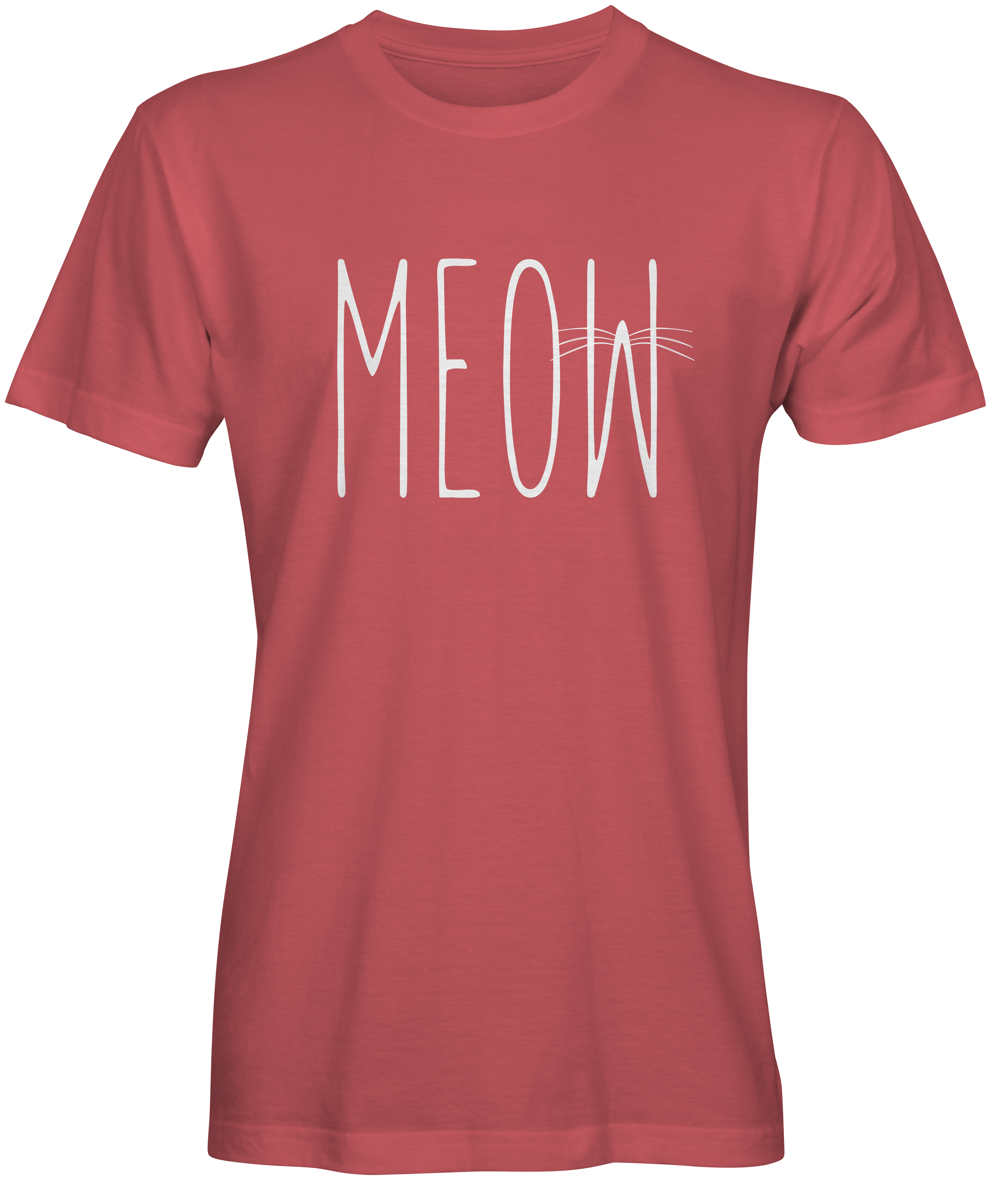 Pink Meow Cat Lovers T-shirt