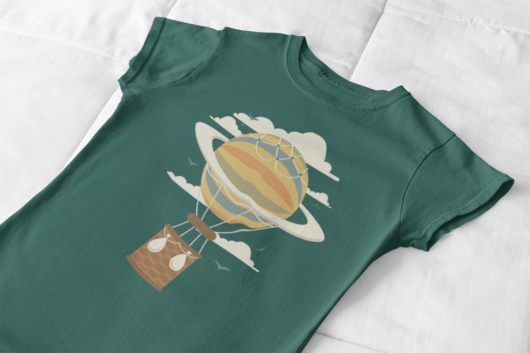 Hot Air Balloon Graphic Toddler T-Shirt