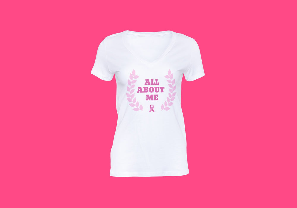 All About Me Pink Ribbon Tee