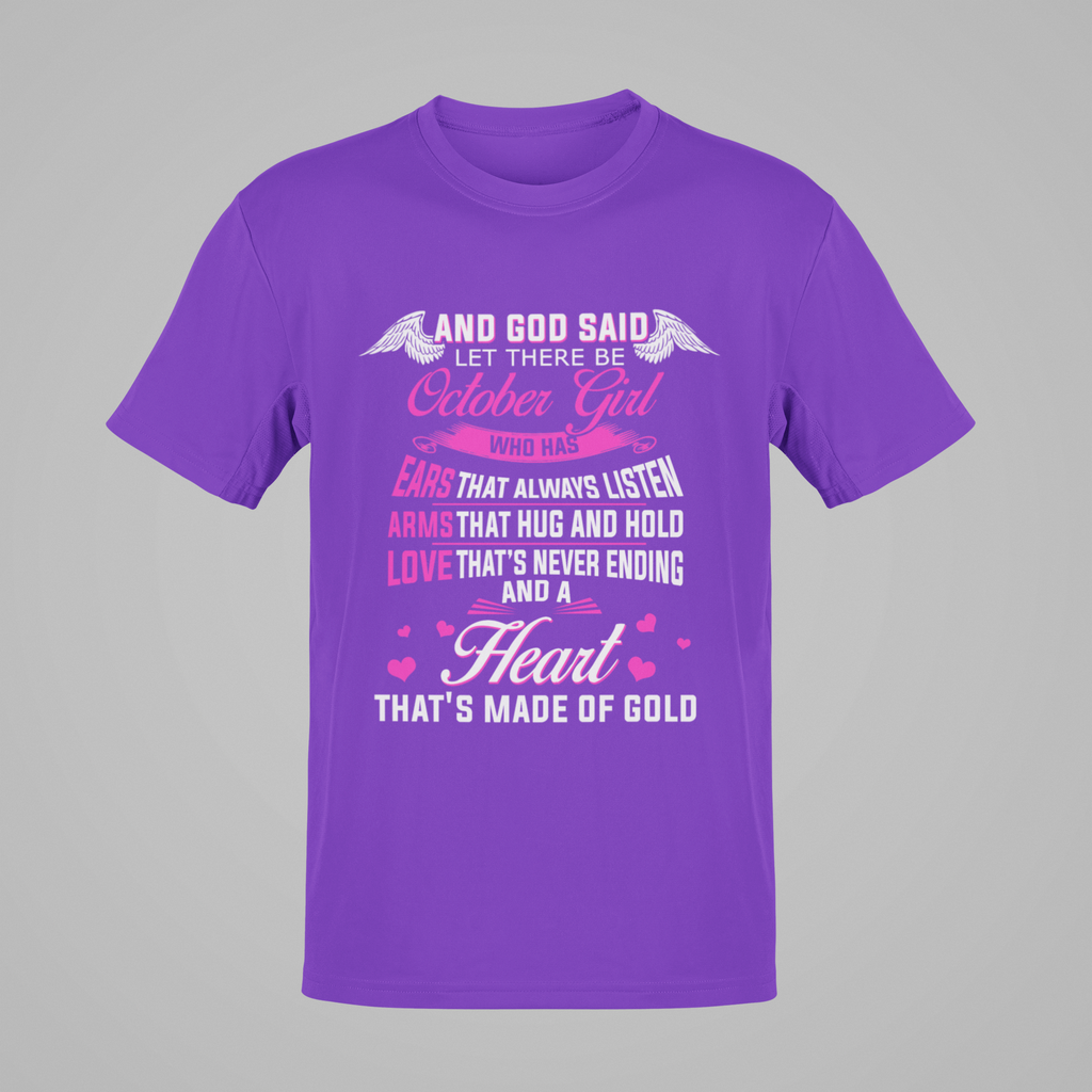 purple t-shirt
