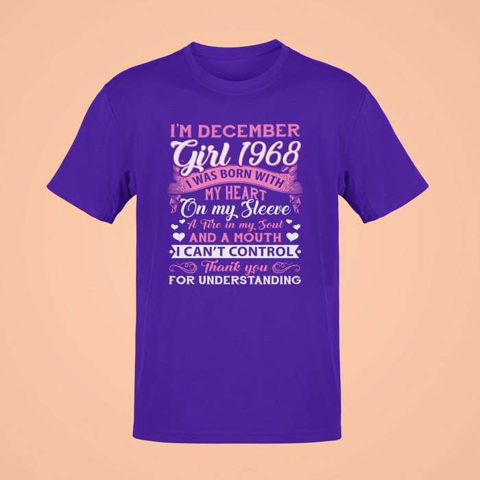 December Girl Purple Unisex T-shirt