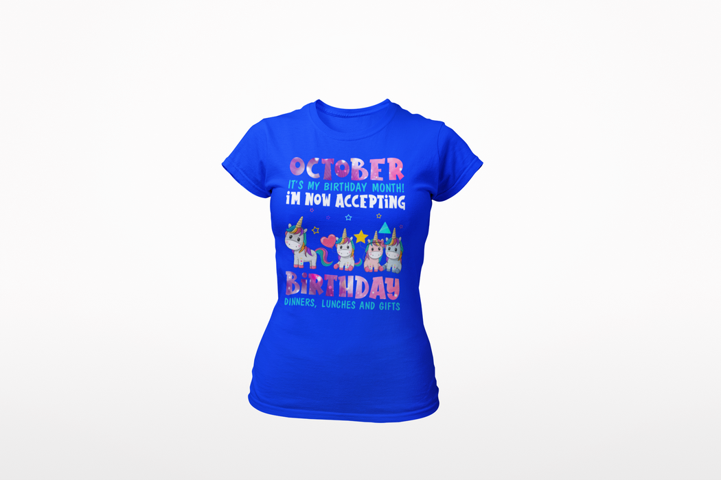Royal Blue Birthday T-shirt