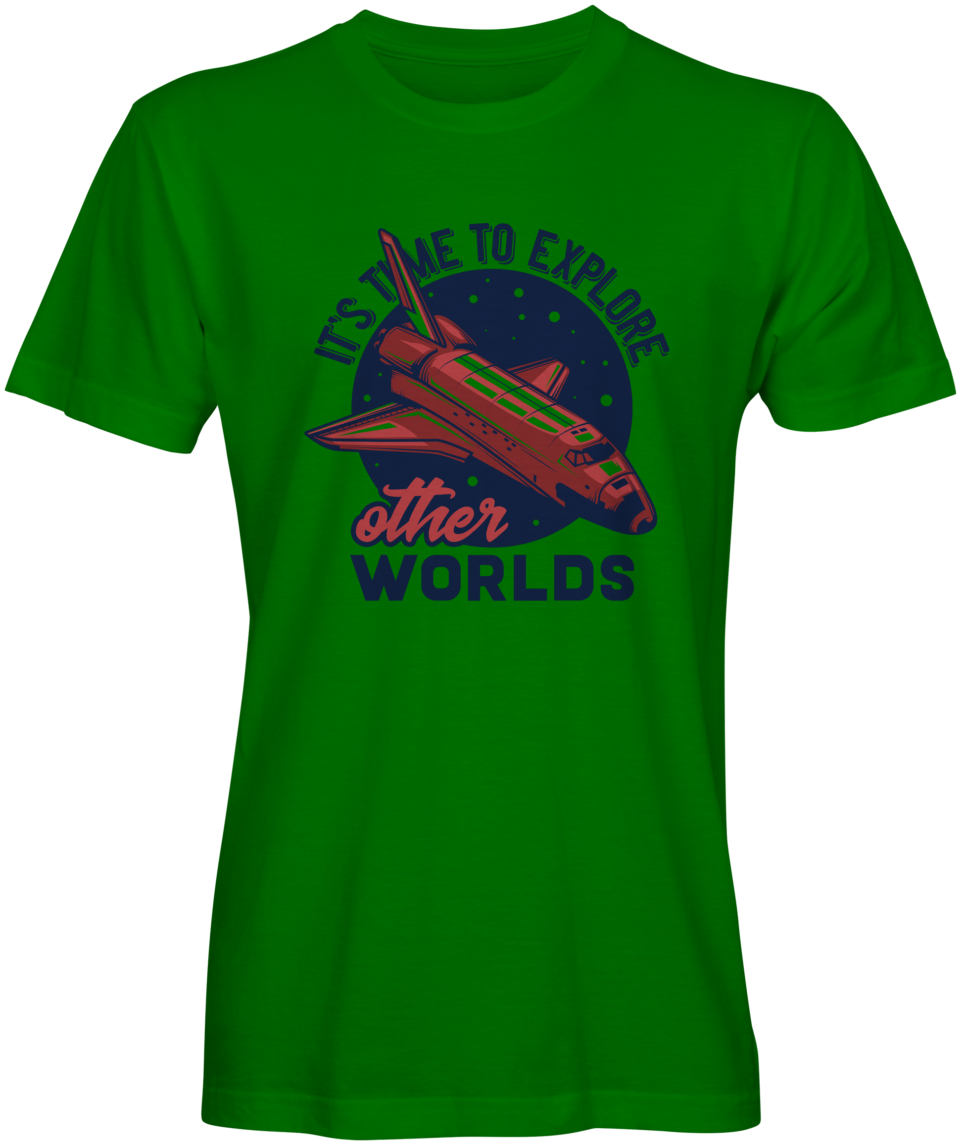 Green Space Inspired Rocket T-shirts