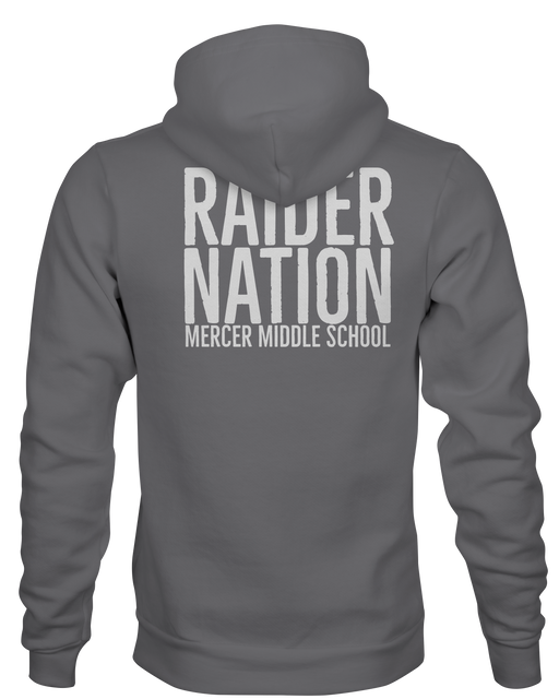Mercer School Spirit Wear Adult Raider S.P.A.C.E Hoodie