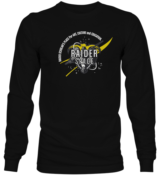 Mercer School Spirit Wear Adult Raider S.P.A.C.E Long Sleeve
