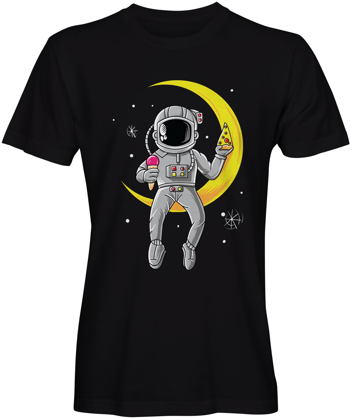 Moon Pizza T-shirt for Sale