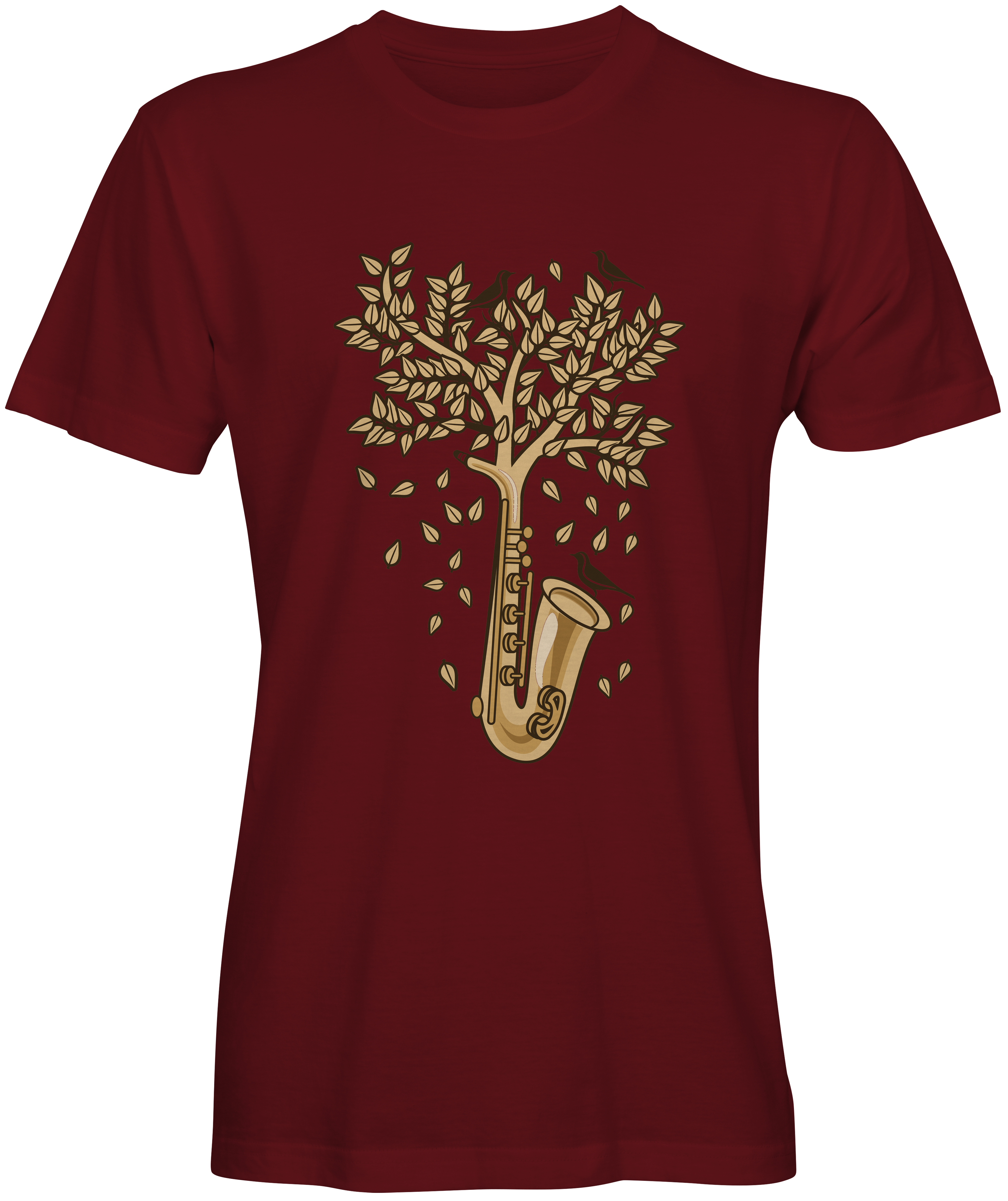 Tree Saxophone Inspired T-shirts